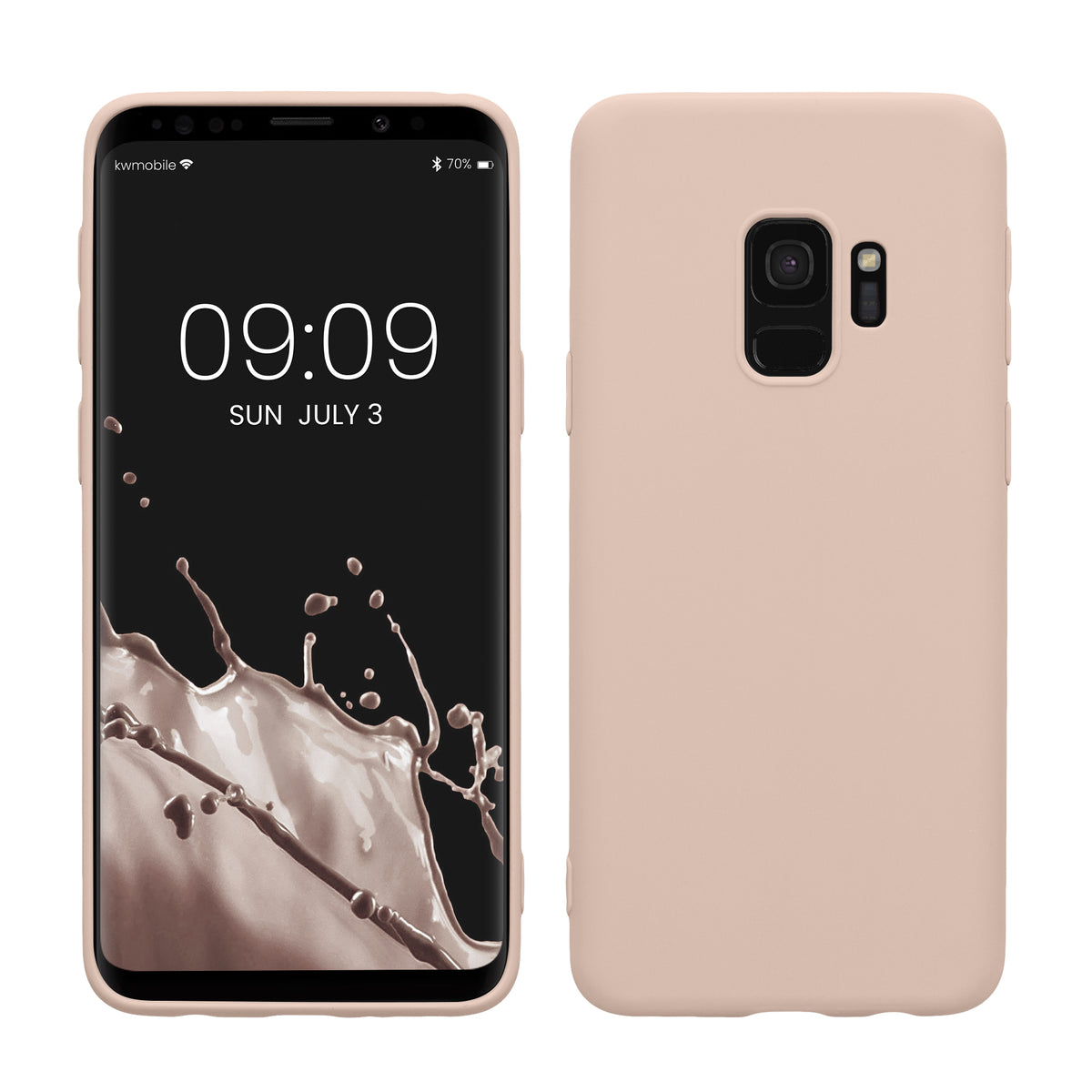 kwmobile Handyhülle für Samsung Galaxy S9 Hülle - Kabelloses Laden - Schutzhülle Cover
