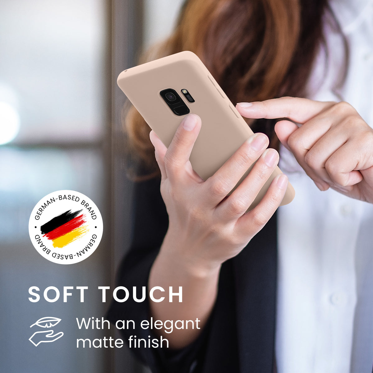 kwmobile Handyhülle für Samsung Galaxy S9 Hülle - Kabelloses Laden - Schutzhülle Cover