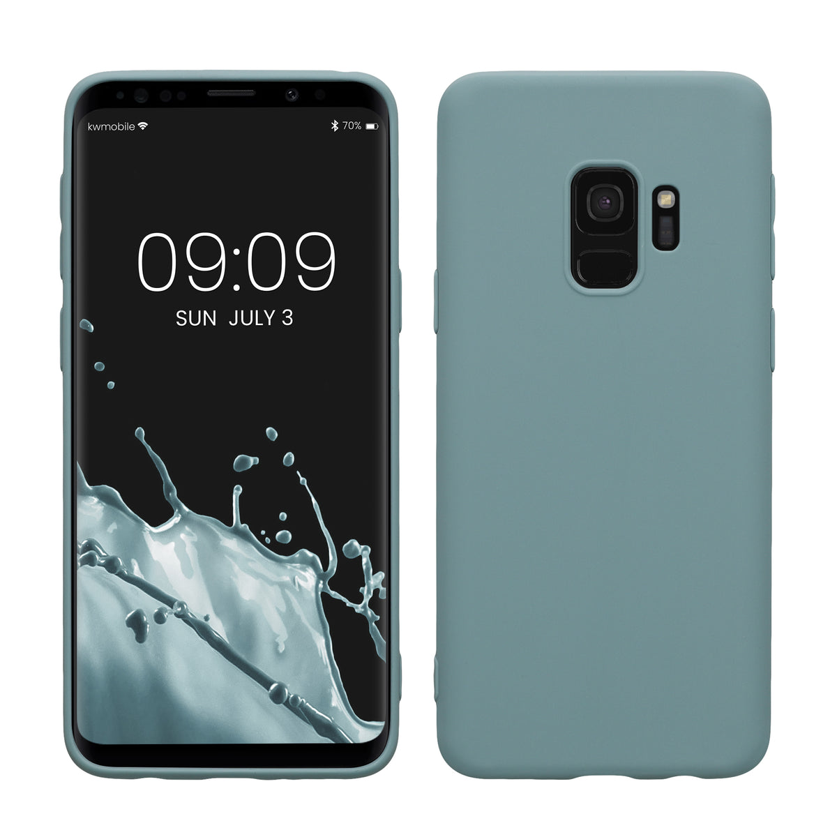 kwmobile Handyhülle für Samsung Galaxy S9 Hülle - Kabelloses Laden - Schutzhülle Cover