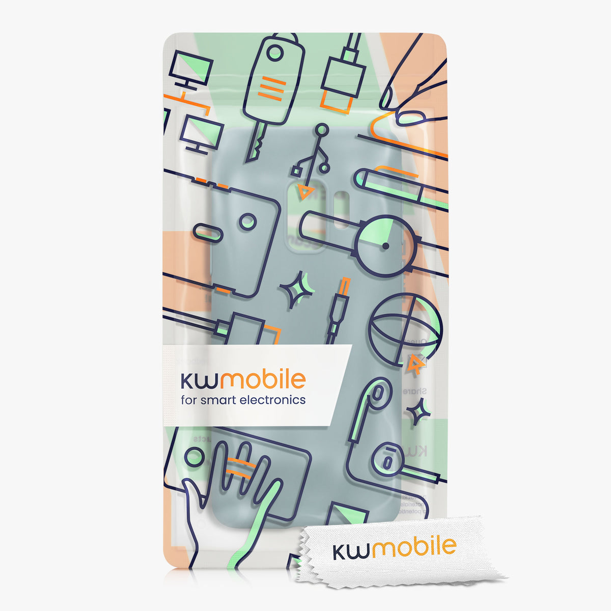 kwmobile Handyhülle für Samsung Galaxy S9 Hülle - Kabelloses Laden - Schutzhülle Cover