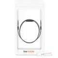 kwmobile Kopfhörerkabel für Over-Ear-Kopfhörer - Ersatz Kabel 150 cm Mikrofon Lautstärkeregler - 3.5mm Klinke