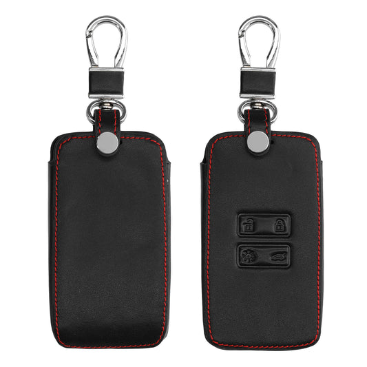 kwmobile Schlüsselhülle für Renault 4-Tasten Smartkey Autoschlüssel (nur Keyless Go) Hülle - Autoschlüssel Schlüssel Hülle - Schlüsselcover aus Kunstleder