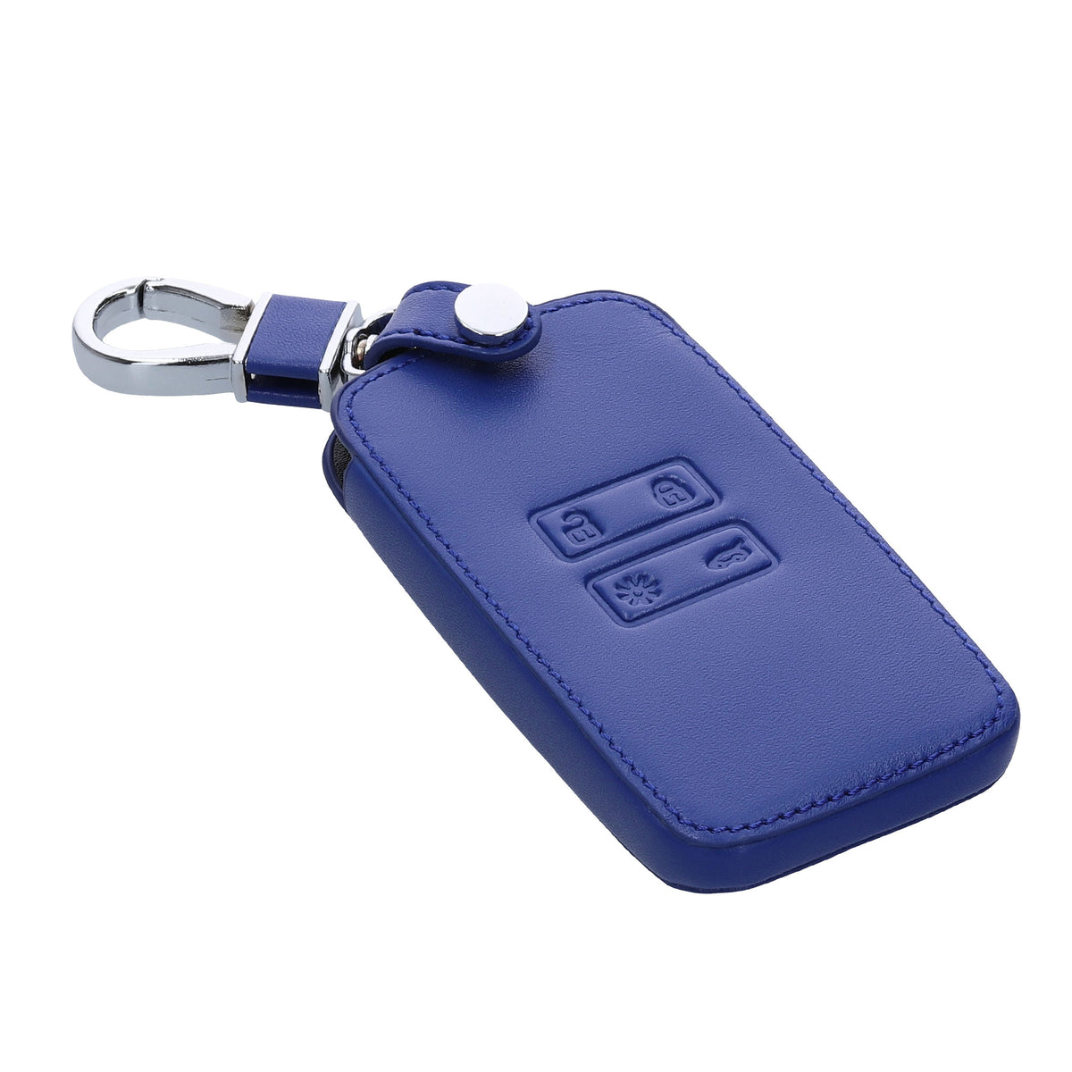 kwmobile Schlüsselhülle für Renault 4-Tasten Smartkey Autoschlüssel (nur Keyless Go) Hülle - Autoschlüssel Schlüssel Hülle - Schlüsselcover aus Kunstleder