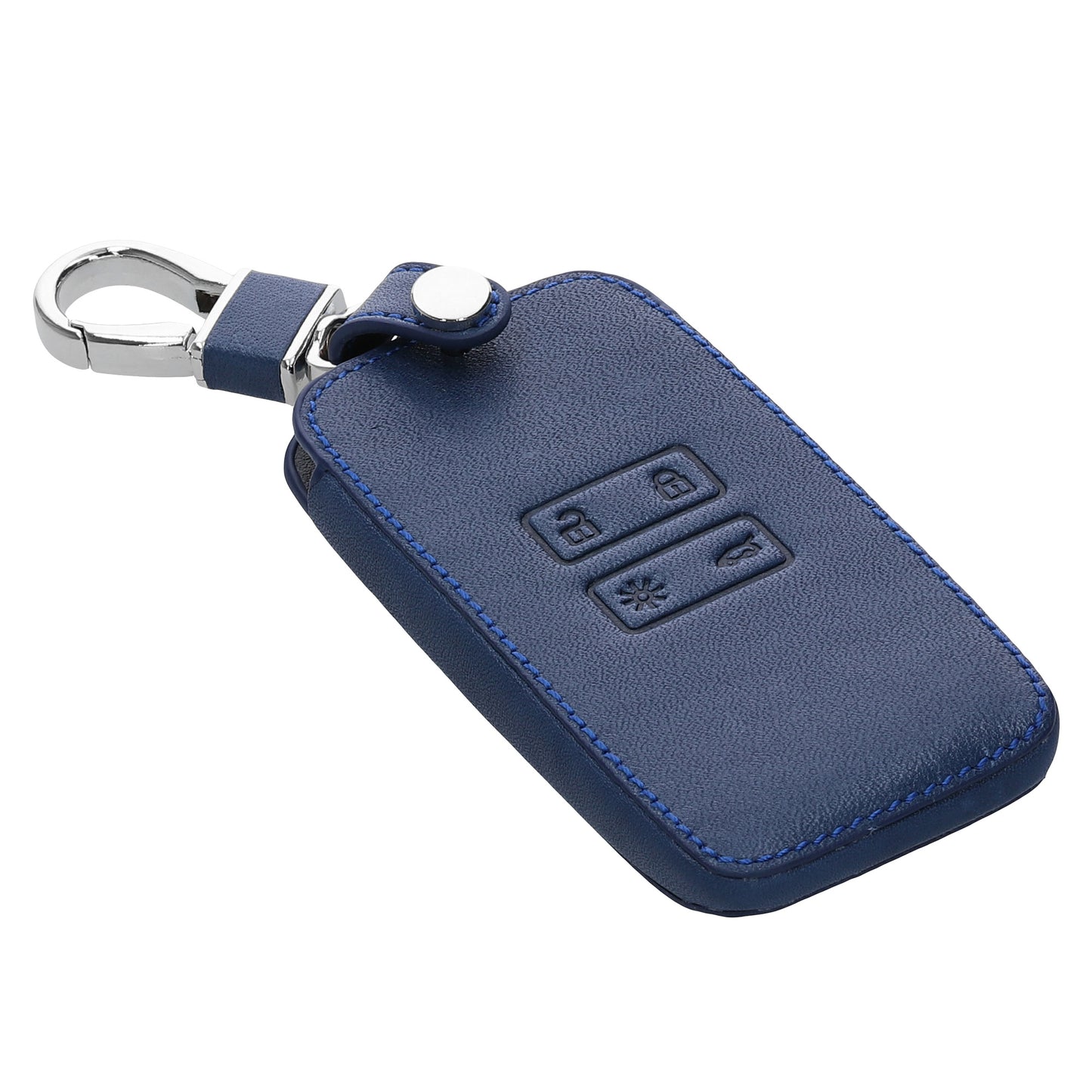 kwmobile Schlüsselhülle für Renault 4-Tasten Smartkey Autoschlüssel (nur Keyless Go) Hülle - Autoschlüssel Schlüssel Hülle - Schlüsselcover aus Kunstleder