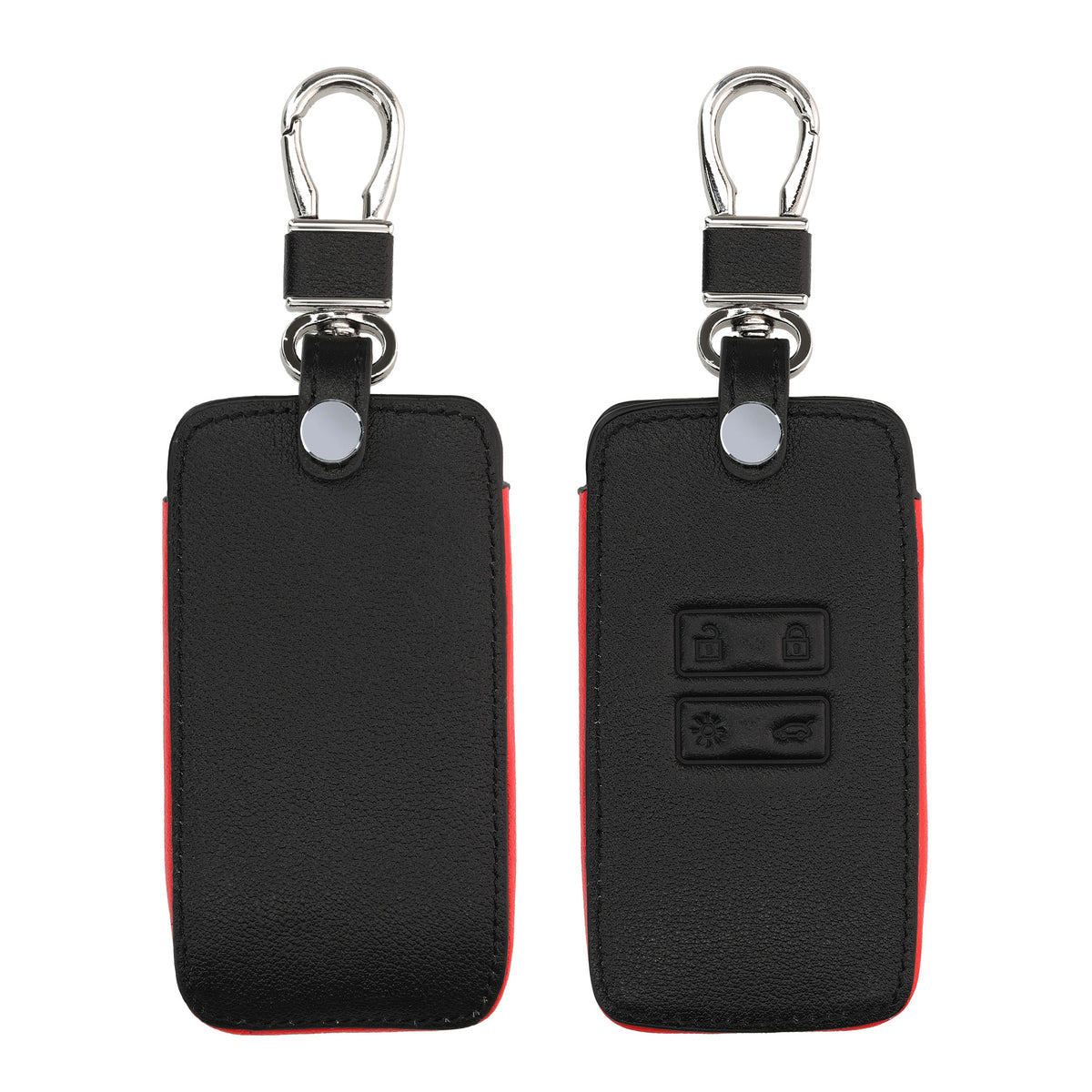 kwmobile Schlüsselhülle für Renault 4-Tasten Smartkey Autoschlüssel (nur Keyless Go) Hülle - Autoschlüssel Schlüssel Hülle - Schlüsselcover aus Kunstleder