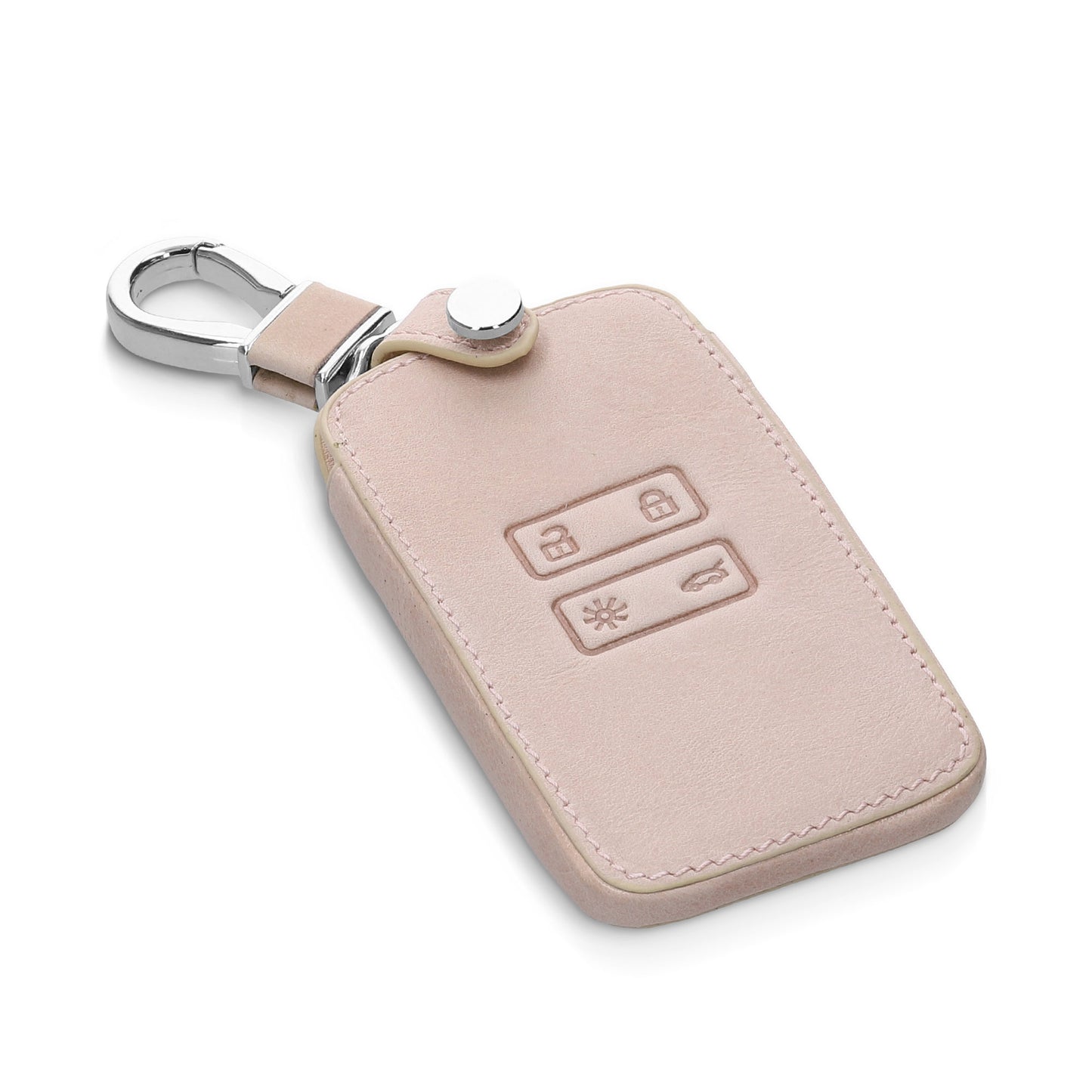 kwmobile Schlüsselhülle für Renault 4-Tasten Smartkey Autoschlüssel (nur Keyless Go) Hülle - Autoschlüssel Schlüssel Hülle - Schlüsselcover aus Kunstleder