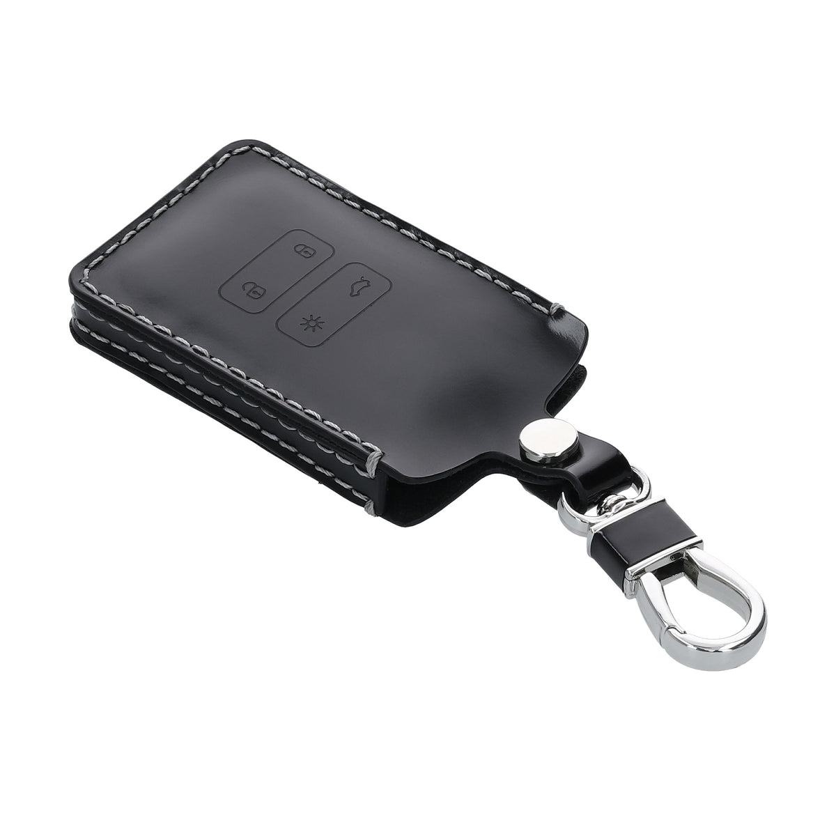 kwmobile Schlüsselhülle für Renault 4-Tasten Smartkey Autoschlüssel (nur Keyless Go) Hülle - Autoschlüssel Schlüssel Hülle - Schlüsselcover aus Kunstleder