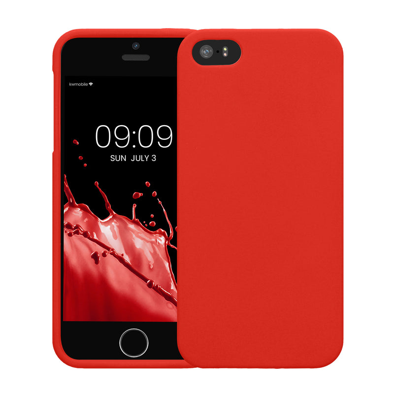 kwmobile Handyhülle für Apple iPhone SE (1.Gen 2016) / iPhone 5 / iPhone 5S Hülle - Kabelloses Laden - Schutzhülle Cover