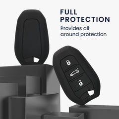 Peugeot Citroen 3-Tasten Smartkey Autoschlüssel Keyless Go Silikon Schlüsselhülle