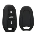 kwmobile Schlüsselhülle für Peugeot Citroen 3-Tasten Smartkey Autoschlüssel (nur Keyless Go) Hülle - Autoschlüssel Schlüssel Hülle - Schlüsselschutz Gehäuse