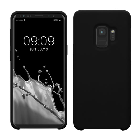 kwmobile Handyhülle für Samsung Galaxy S9 Hülle - Case Silikon - Kabelloses Laden - Schutzhülle Cover