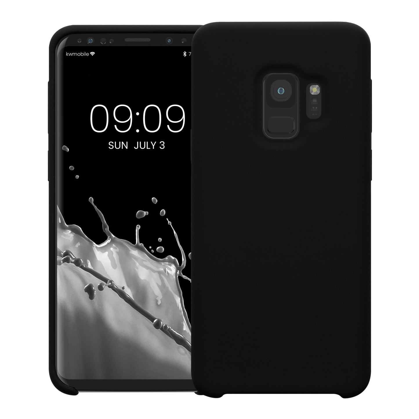 kwmobile Handyhülle für Samsung Galaxy S9 Hülle - Case Silikon - Kabelloses Laden - Schutzhülle Cover
