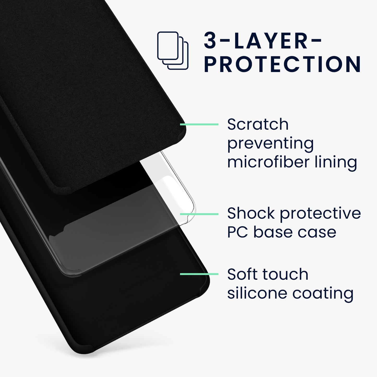 kwmobile Handyhülle für Samsung Galaxy S9 Hülle - Case Silikon - Kabelloses Laden - Schutzhülle Cover