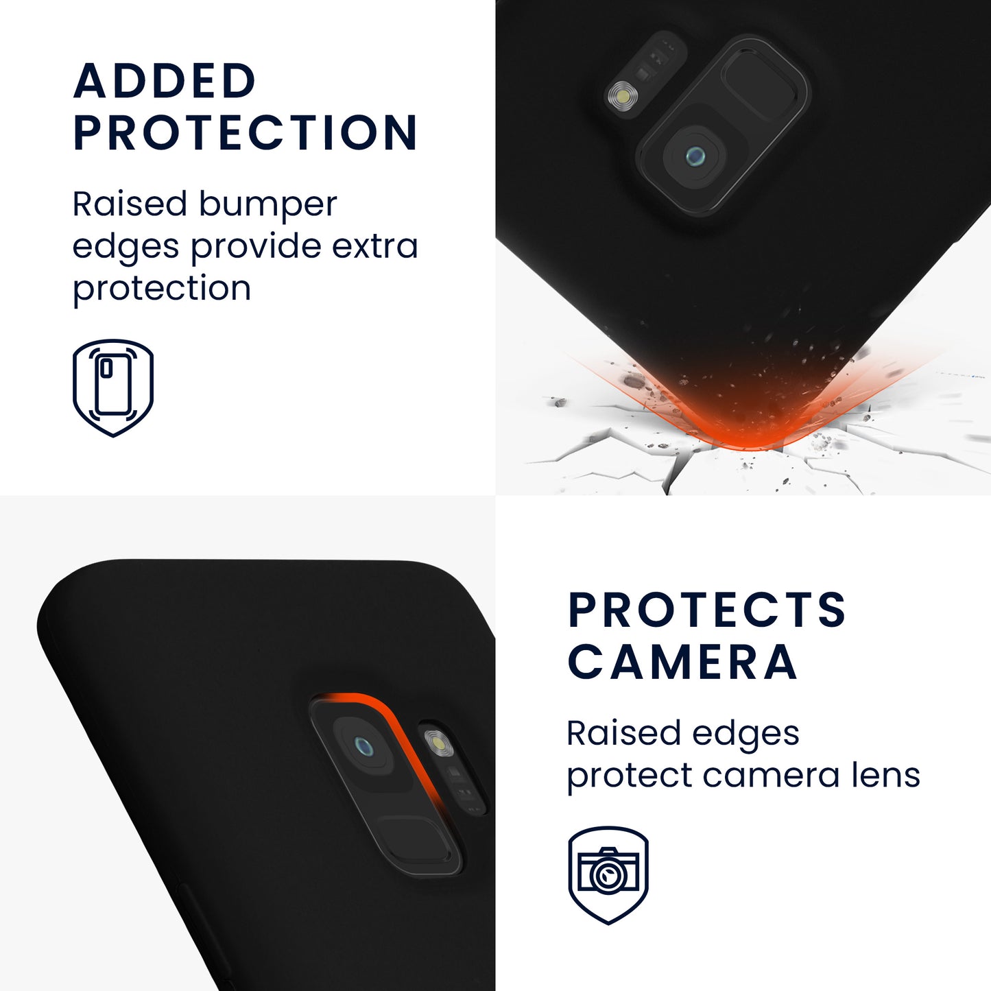 kwmobile Handyhülle für Samsung Galaxy S9 Hülle - Case Silikon - Kabelloses Laden - Schutzhülle Cover