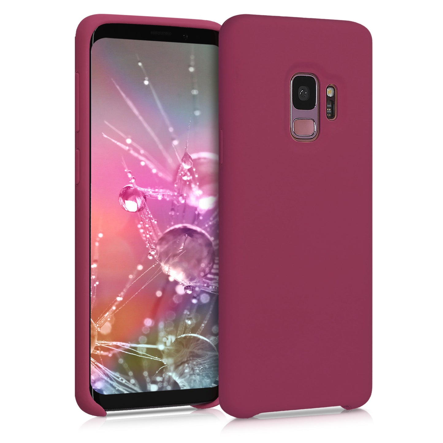 kwmobile Handyhülle für Samsung Galaxy S9 Hülle - Case Silikon - Kabelloses Laden - Schutzhülle Cover