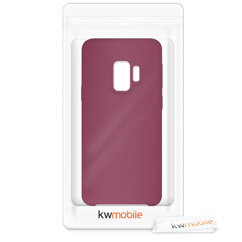 kwmobile Handyhülle für Samsung Galaxy S9 Hülle - Case Silikon - Kabelloses Laden - Schutzhülle Cover