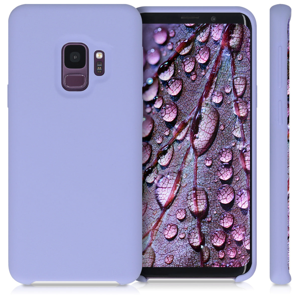 kwmobile Handyhülle für Samsung Galaxy S9 Hülle - Case Silikon - Kabelloses Laden - Schutzhülle Cover