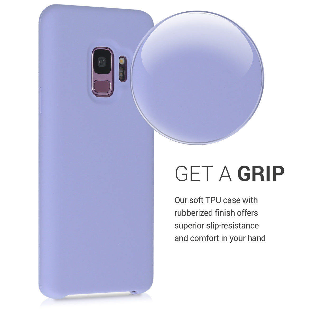 kwmobile Handyhülle für Samsung Galaxy S9 Hülle - Case Silikon - Kabelloses Laden - Schutzhülle Cover