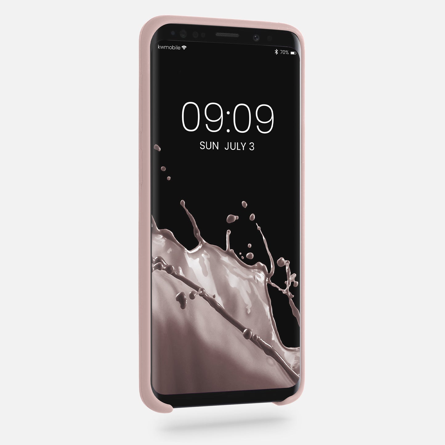 kwmobile Handyhülle für Samsung Galaxy S9 Hülle - Case Silikon - Kabelloses Laden - Schutzhülle Cover