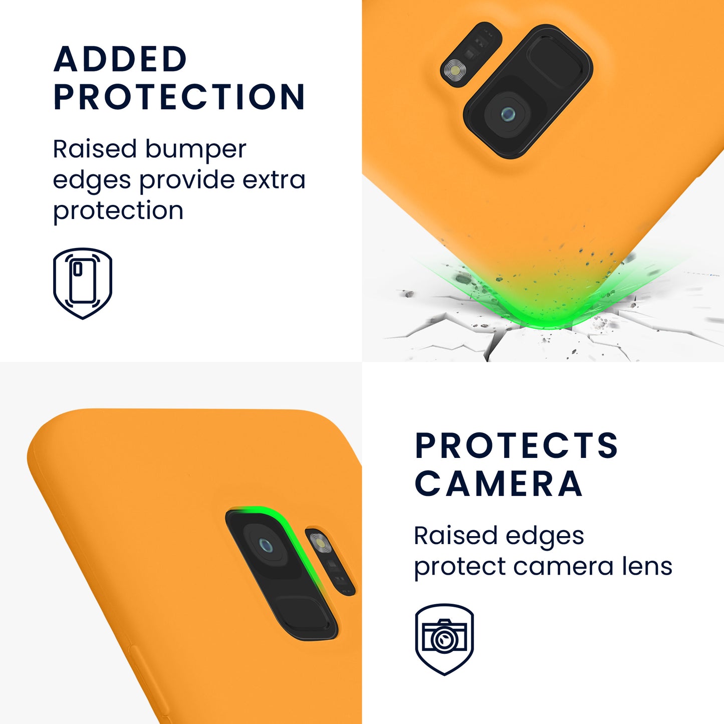 kwmobile Handyhülle für Samsung Galaxy S9 Hülle - Case Silikon - Kabelloses Laden - Schutzhülle Cover