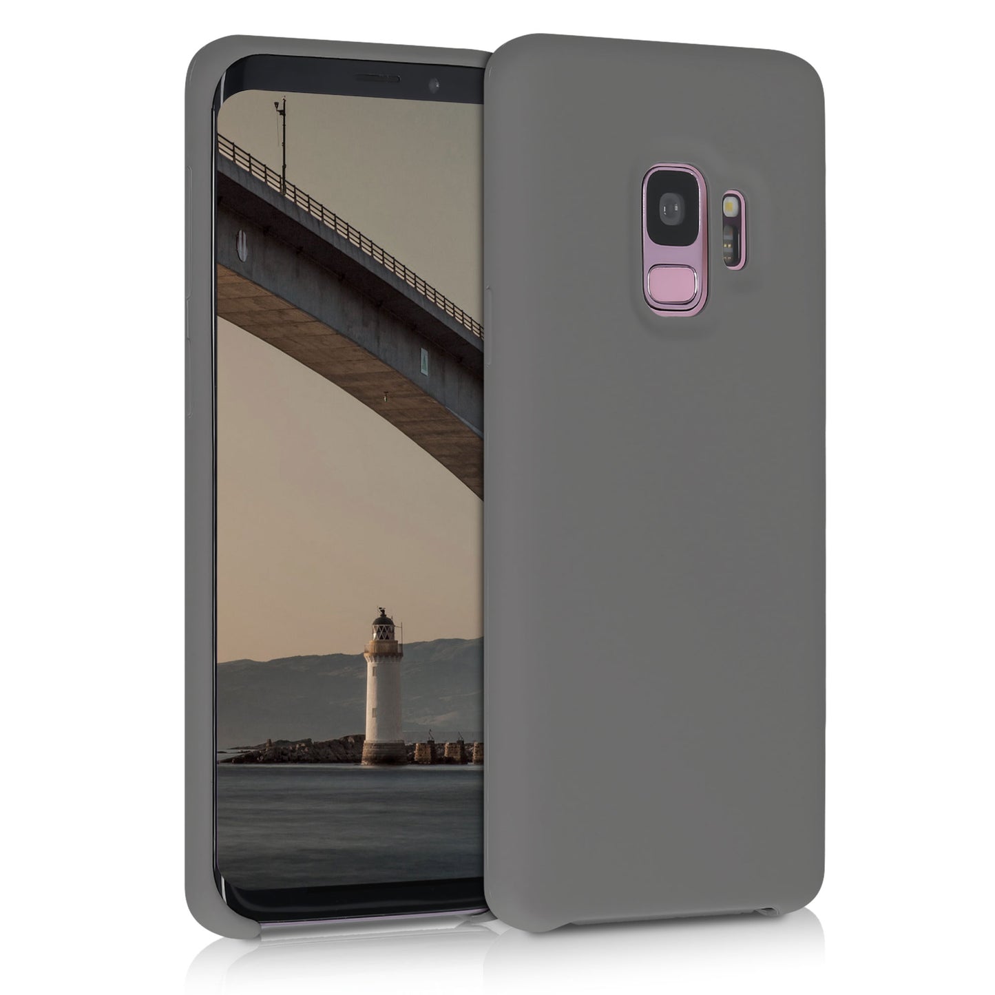kwmobile Handyhülle für Samsung Galaxy S9 Hülle - Case Silikon - Kabelloses Laden - Schutzhülle Cover
