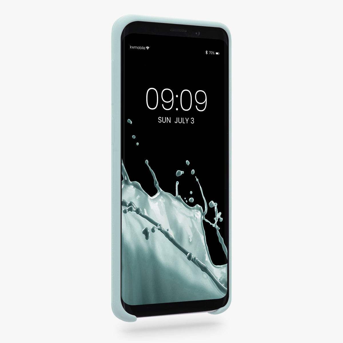 kwmobile Handyhülle für Samsung Galaxy S9 Hülle - Case Silikon - Kabelloses Laden - Schutzhülle Cover