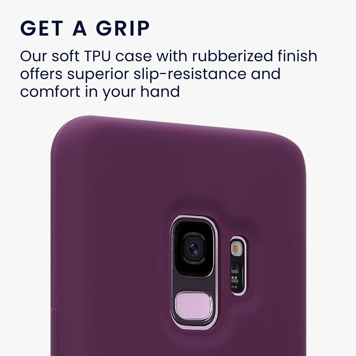 kwmobile Handyhülle für Samsung Galaxy S9 Hülle - Case Silikon - Kabelloses Laden - Schutzhülle Cover