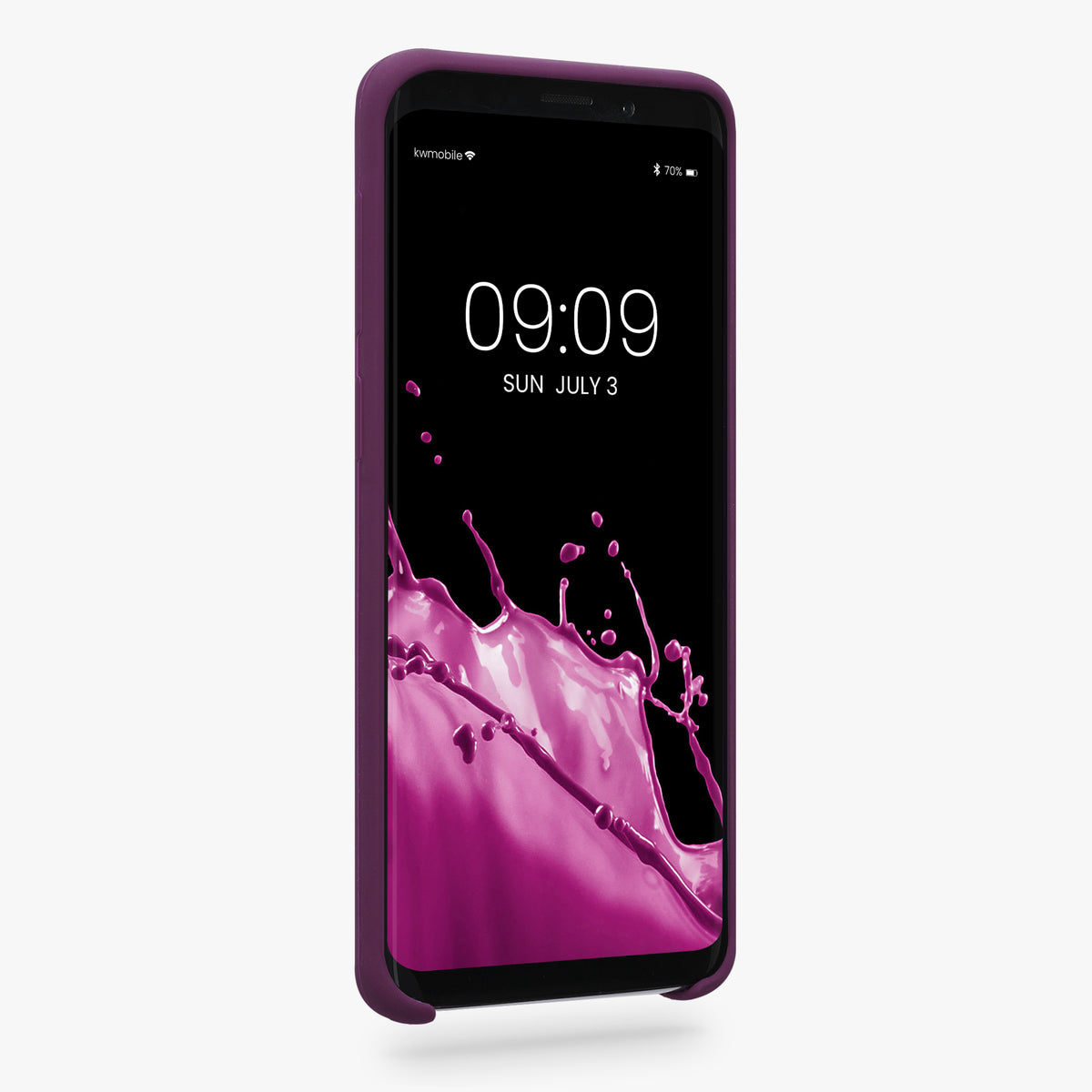 kwmobile Handyhülle für Samsung Galaxy S9 Hülle - Case Silikon - Kabelloses Laden - Schutzhülle Cover