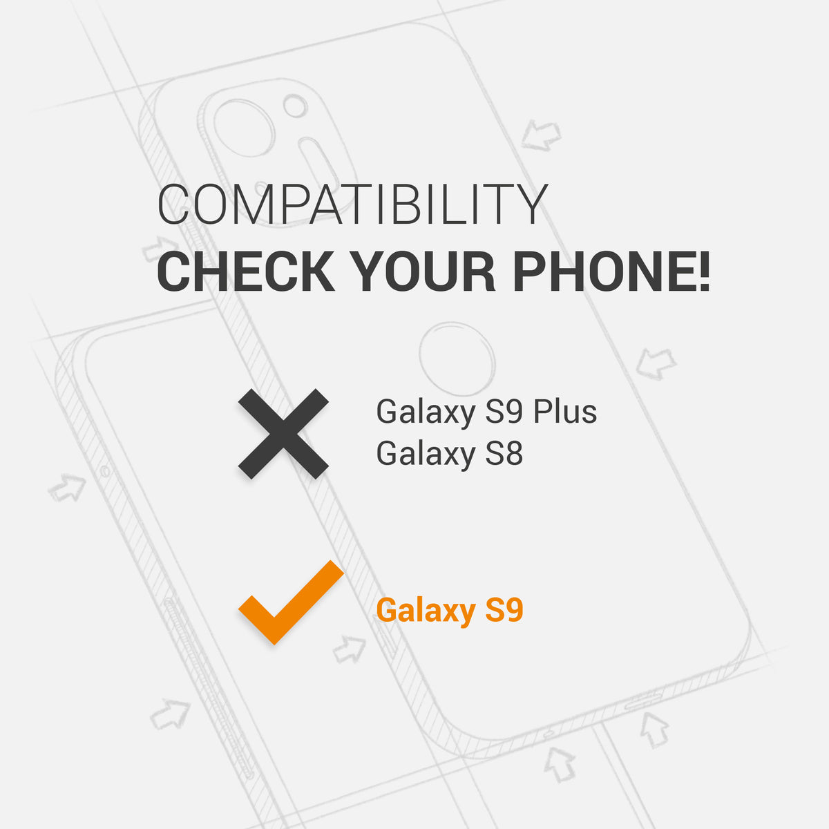 kwmobile Handyhülle für Samsung Galaxy S9 Hülle - Case Silikon - Kabelloses Laden - Schutzhülle Cover