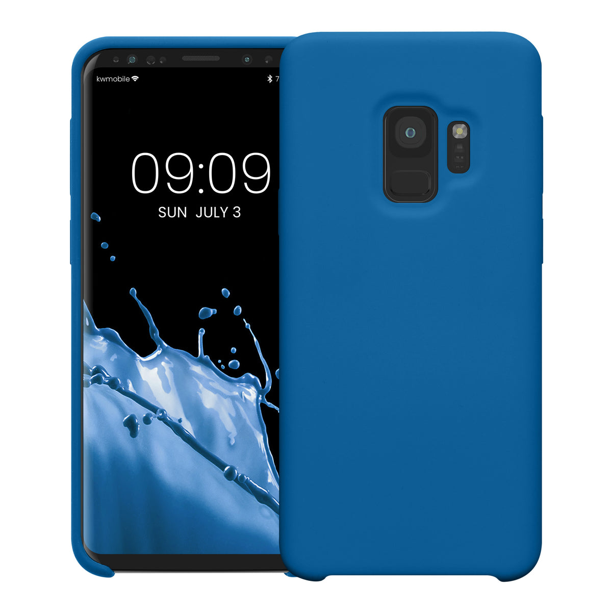 kwmobile Handyhülle für Samsung Galaxy S9 Hülle - Case Silikon - Kabelloses Laden - Schutzhülle Cover