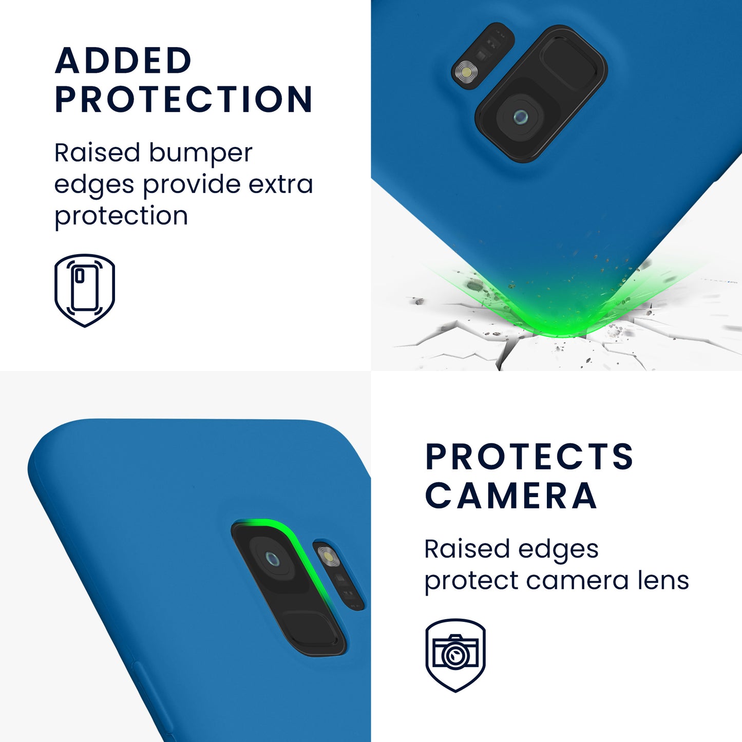 kwmobile Handyhülle für Samsung Galaxy S9 Hülle - Case Silikon - Kabelloses Laden - Schutzhülle Cover