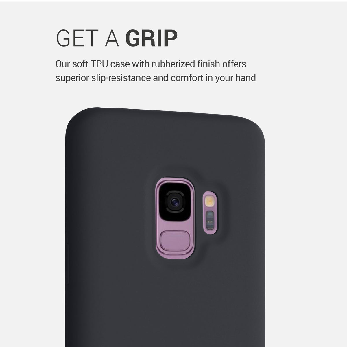 kwmobile Handyhülle für Samsung Galaxy S9 Hülle - Case Silikon - Kabelloses Laden - Schutzhülle Cover