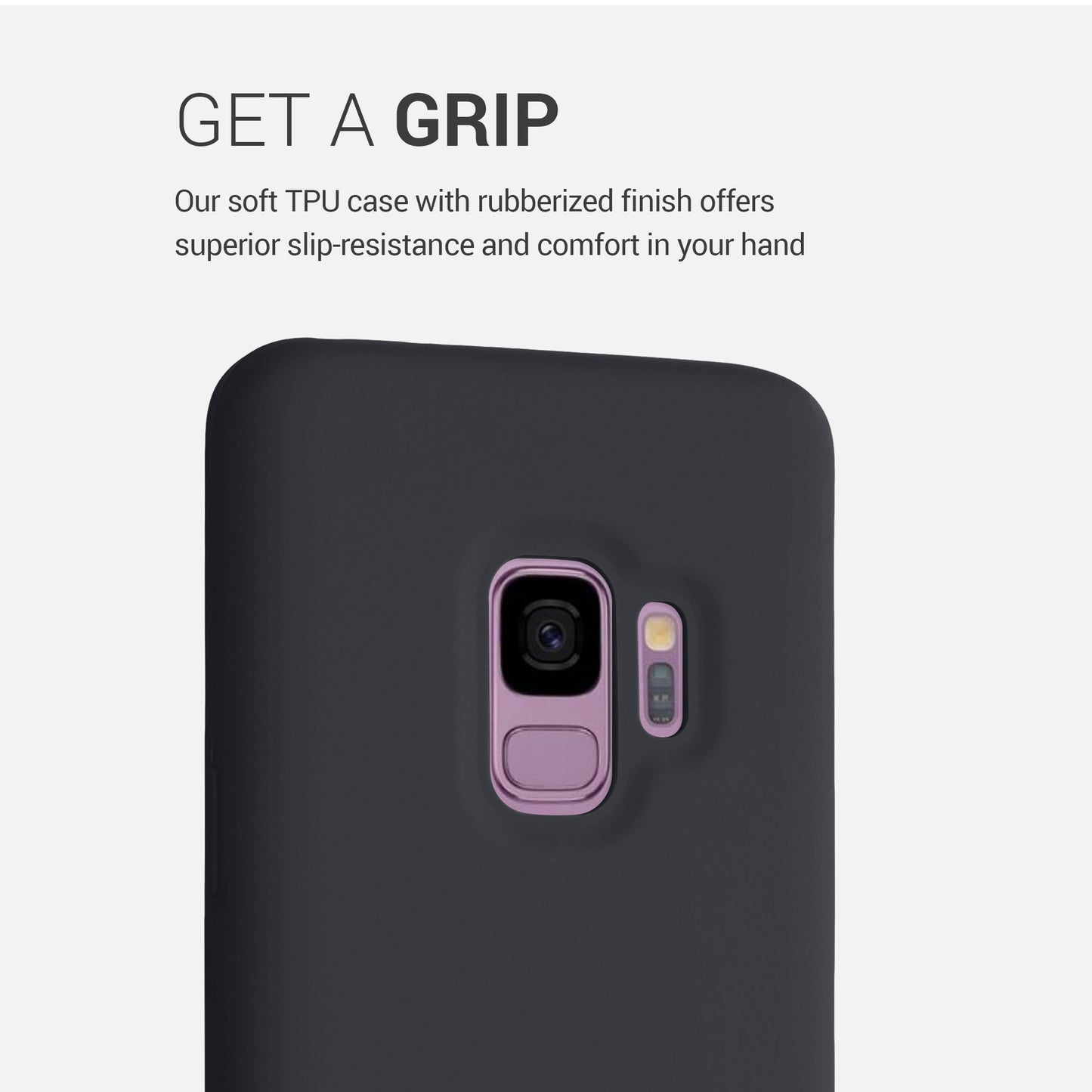 kwmobile Handyhülle für Samsung Galaxy S9 Hülle - Case Silikon - Kabelloses Laden - Schutzhülle Cover