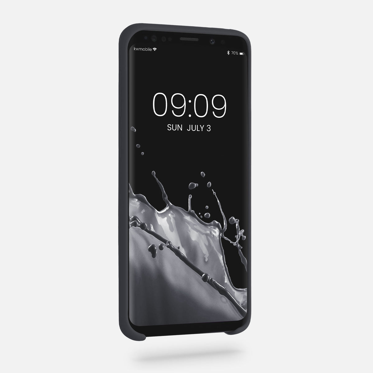 kwmobile Handyhülle für Samsung Galaxy S9 Hülle - Case Silikon - Kabelloses Laden - Schutzhülle Cover