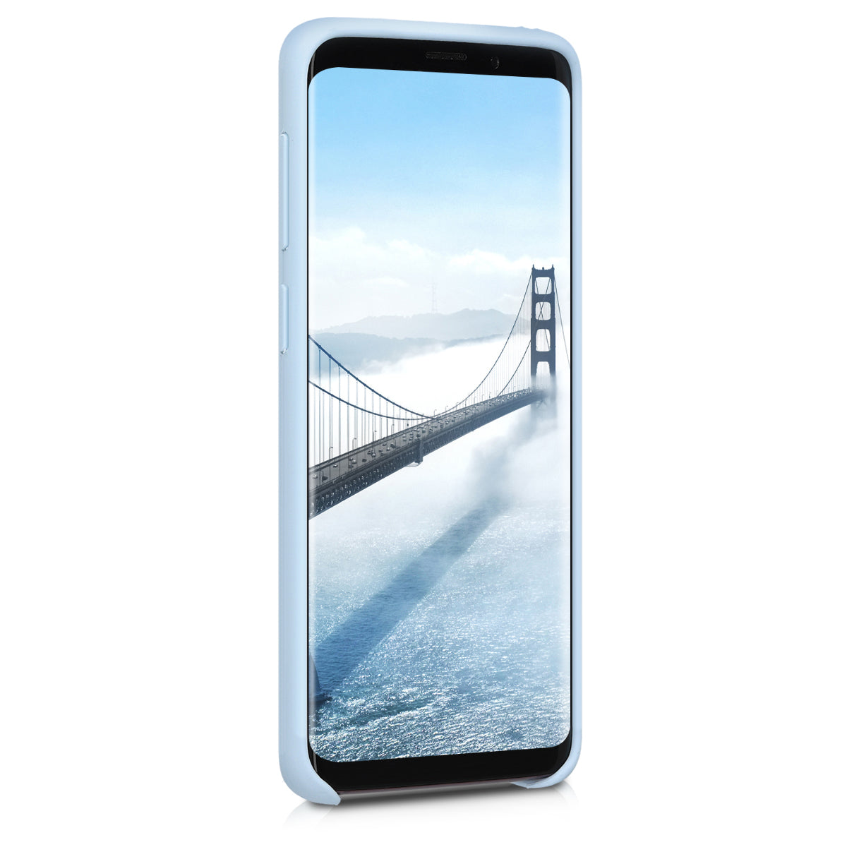 kwmobile Handyhülle für Samsung Galaxy S9 Hülle - Case Silikon - Kabelloses Laden - Schutzhülle Cover