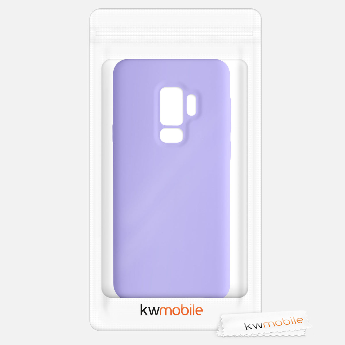 kwmobile Handyhülle für Samsung Galaxy S9 Plus Hülle - Case Silikon - Kabelloses Laden - Schutzhülle Cover