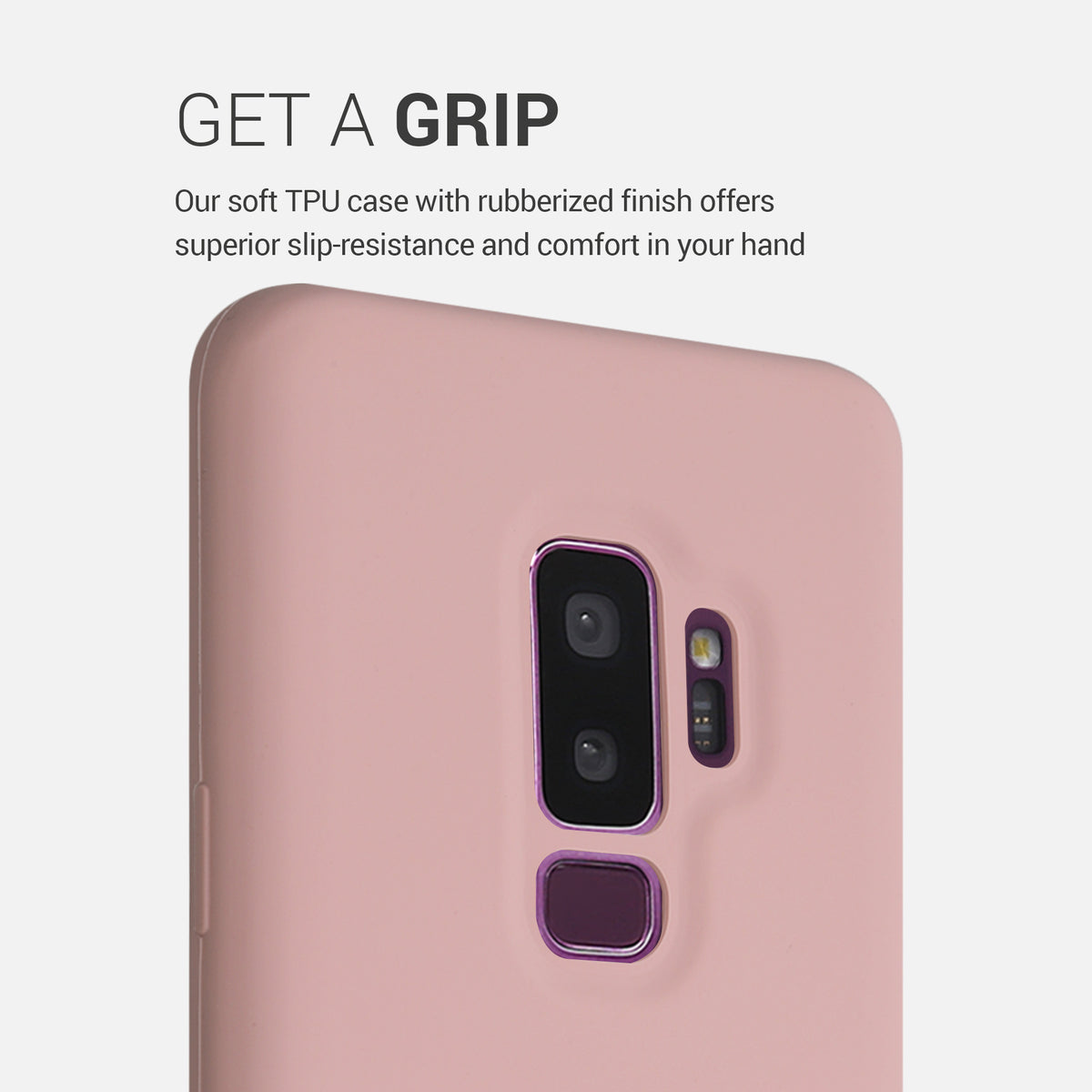 kwmobile Handyhülle für Samsung Galaxy S9 Plus Hülle - Case Silikon - Kabelloses Laden - Schutzhülle Cover