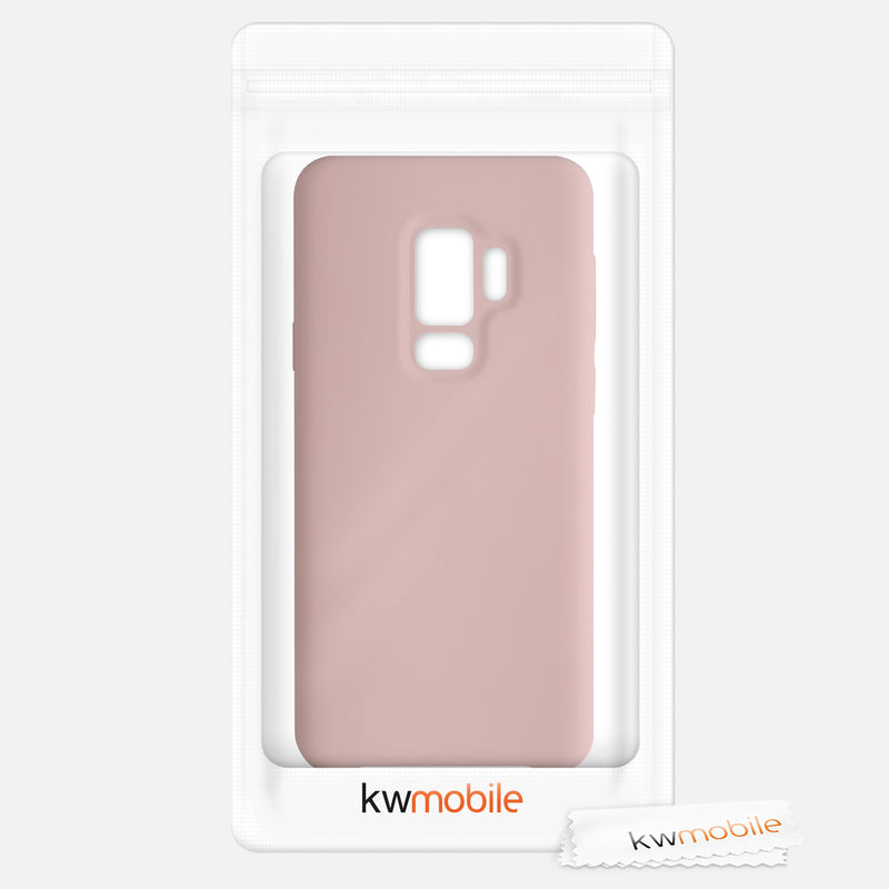 kwmobile Handyhülle für Samsung Galaxy S9 Plus Hülle - Case Silikon - Kabelloses Laden - Schutzhülle Cover