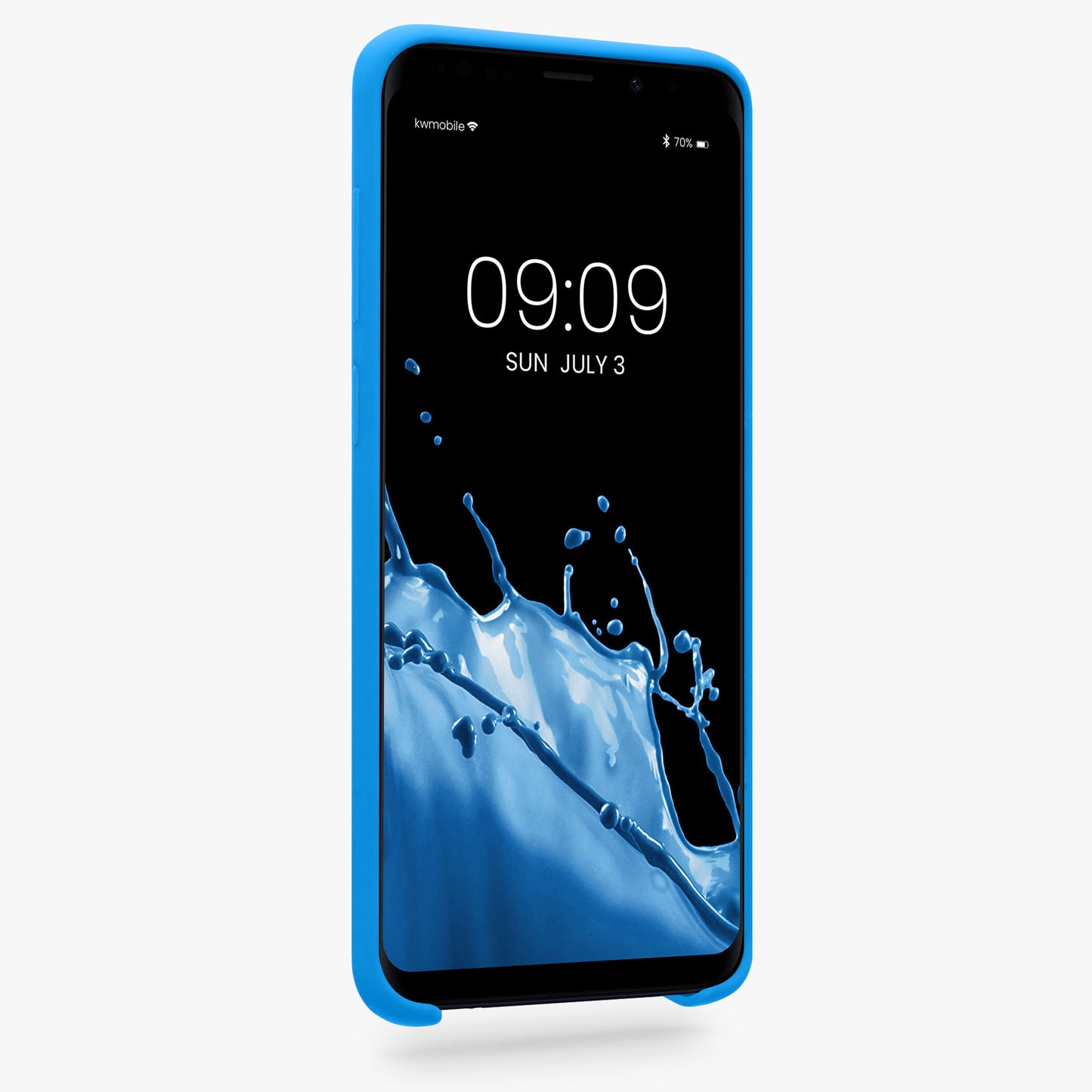 kwmobile Handyhülle für Samsung Galaxy S9 Plus Hülle - Case Silikon - Kabelloses Laden - Schutzhülle Cover