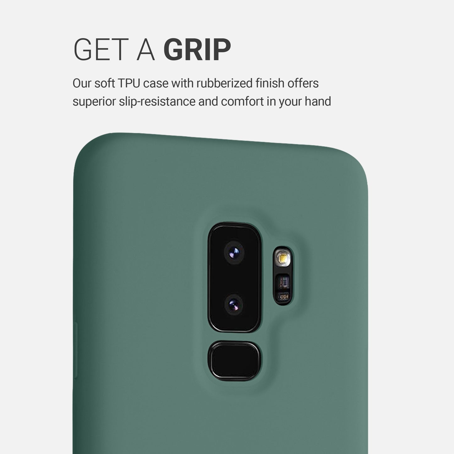 kwmobile Handyhülle für Samsung Galaxy S9 Plus Hülle - Case Silikon - Kabelloses Laden - Schutzhülle Cover