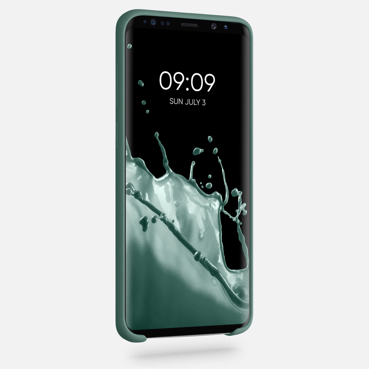 kwmobile Handyhülle für Samsung Galaxy S9 Plus Hülle - Case Silikon - Kabelloses Laden - Schutzhülle Cover