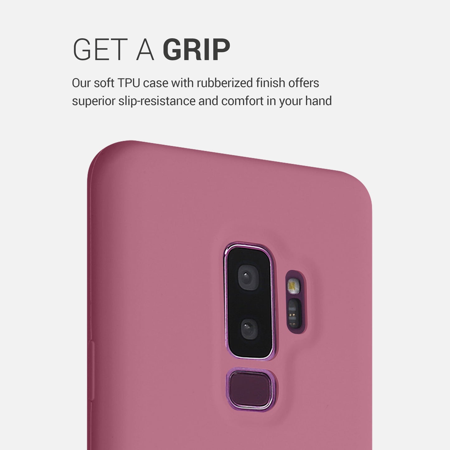 kwmobile Handyhülle für Samsung Galaxy S9 Plus Hülle - Case Silikon - Kabelloses Laden - Schutzhülle Cover