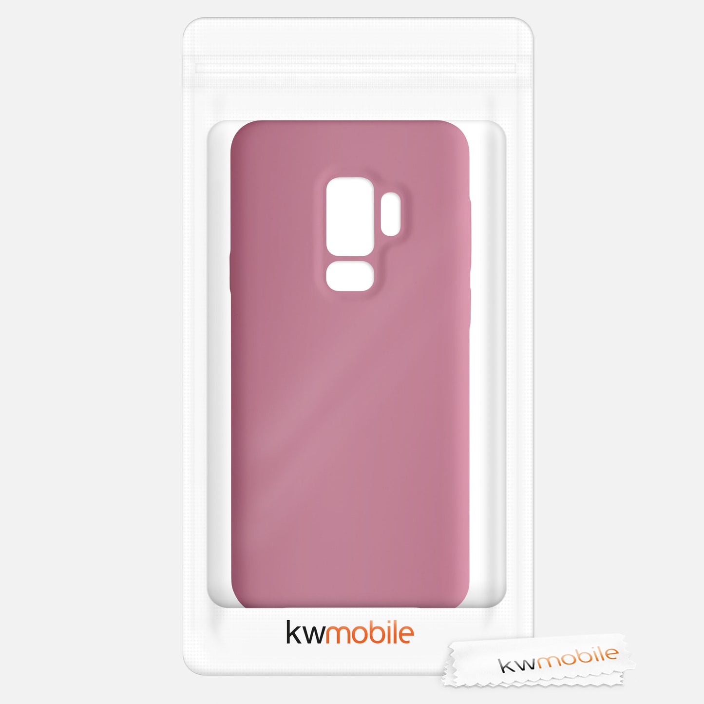 kwmobile Handyhülle für Samsung Galaxy S9 Plus Hülle - Case Silikon - Kabelloses Laden - Schutzhülle Cover