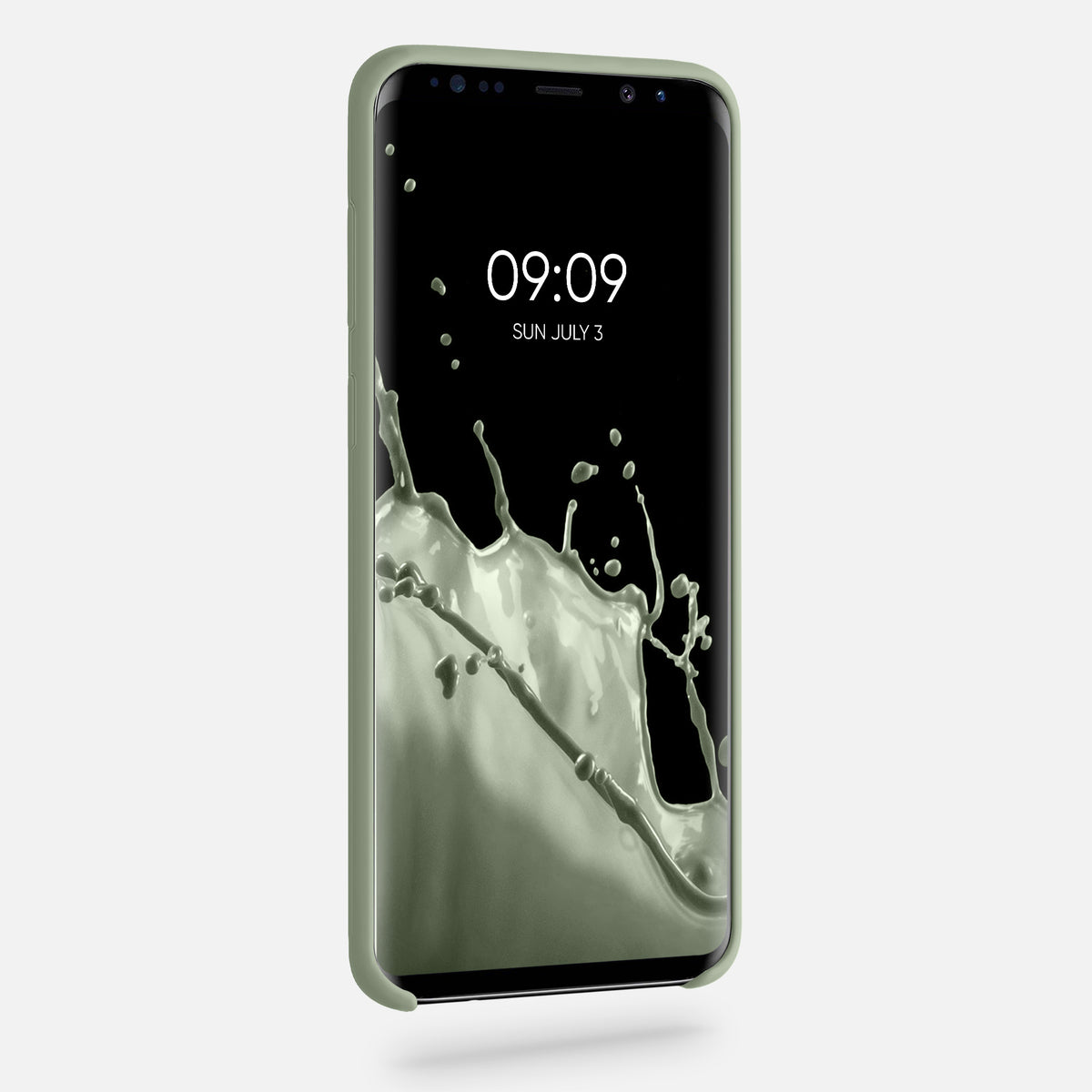 kwmobile Handyhülle für Samsung Galaxy S9 Plus Hülle - Case Silikon - Kabelloses Laden - Schutzhülle Cover