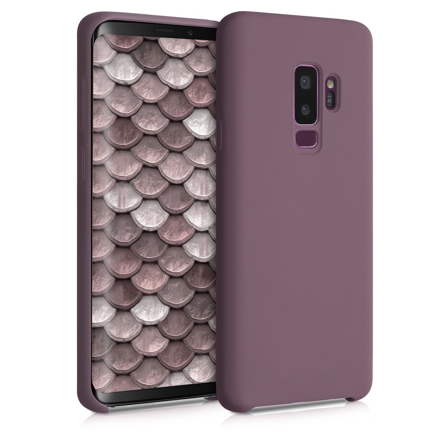 kwmobile Handyhülle für Samsung Galaxy S9 Plus Hülle - Case Silikon - Kabelloses Laden - Schutzhülle Cover