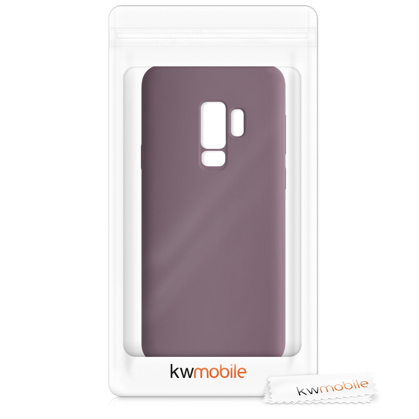 kwmobile Handyhülle für Samsung Galaxy S9 Plus Hülle - Case Silikon - Kabelloses Laden - Schutzhülle Cover