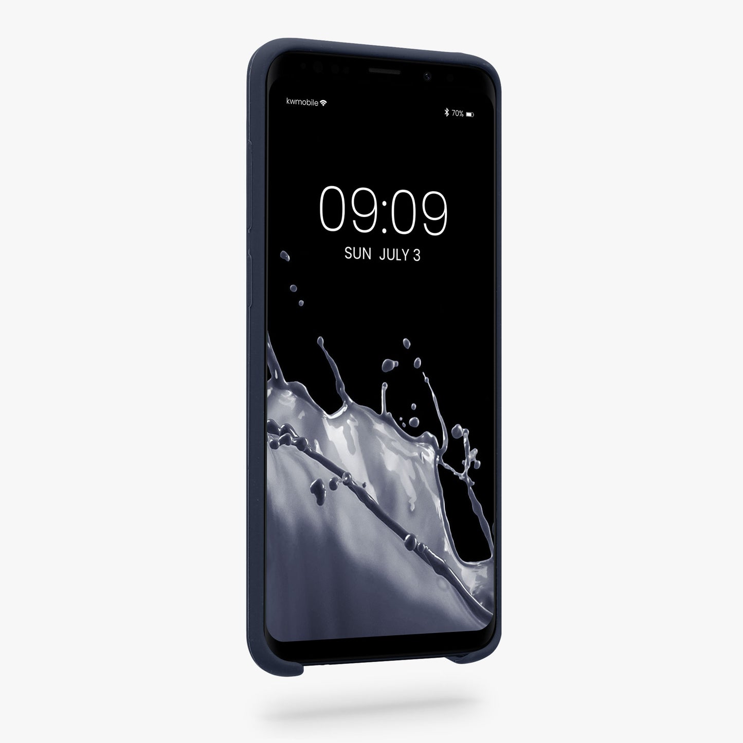 kwmobile Handyhülle für Samsung Galaxy S9 Plus Hülle - Case Silikon - Kabelloses Laden - Schutzhülle Cover