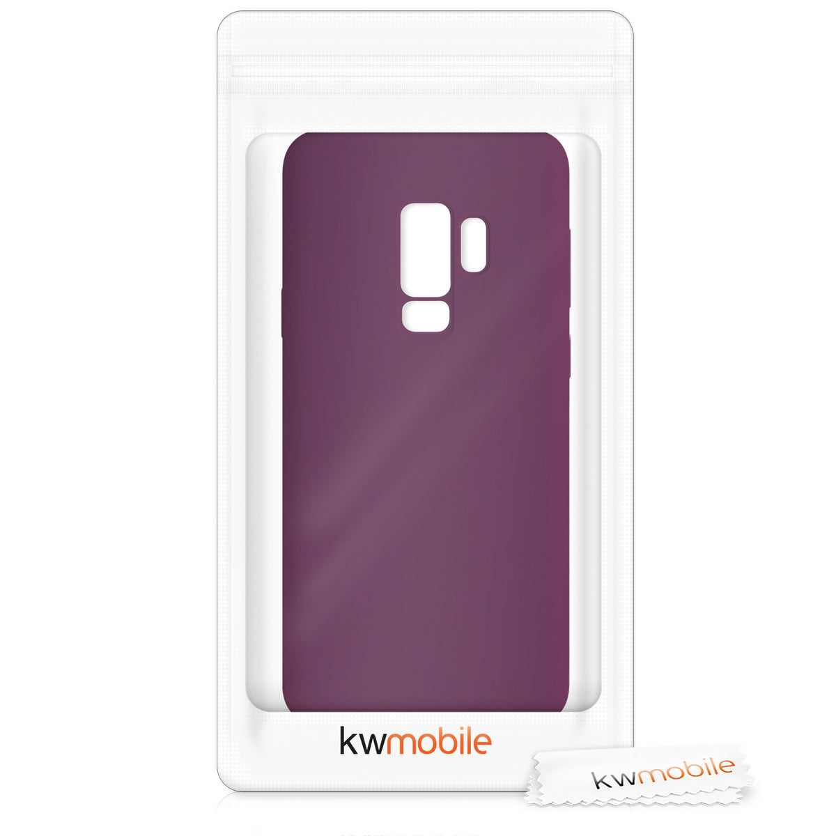 kwmobile Handyhülle für Samsung Galaxy S9 Plus Hülle - Case Silikon - Kabelloses Laden - Schutzhülle Cover