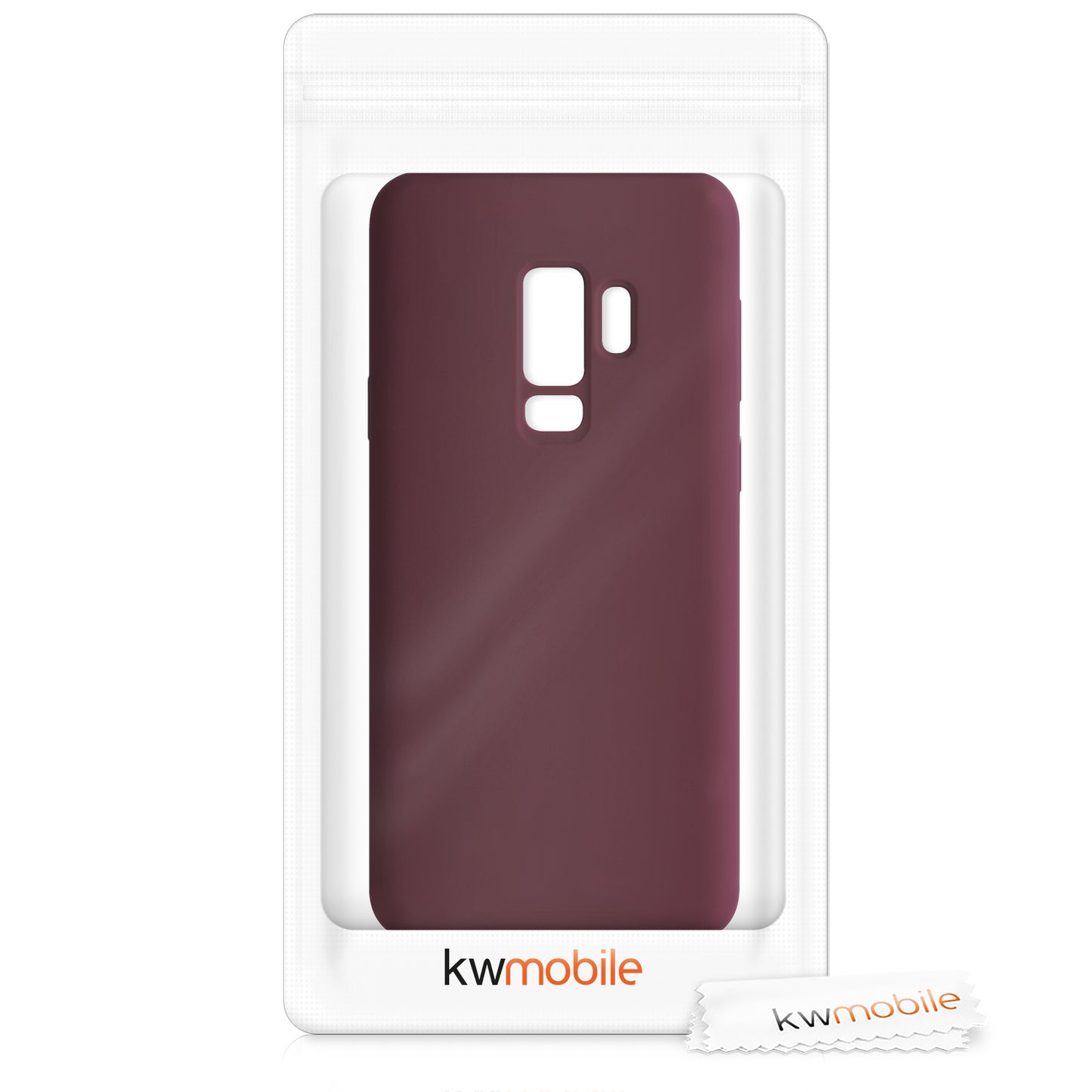 kwmobile Handyhülle für Samsung Galaxy S9 Plus Hülle - Case Silikon - Kabelloses Laden - Schutzhülle Cover