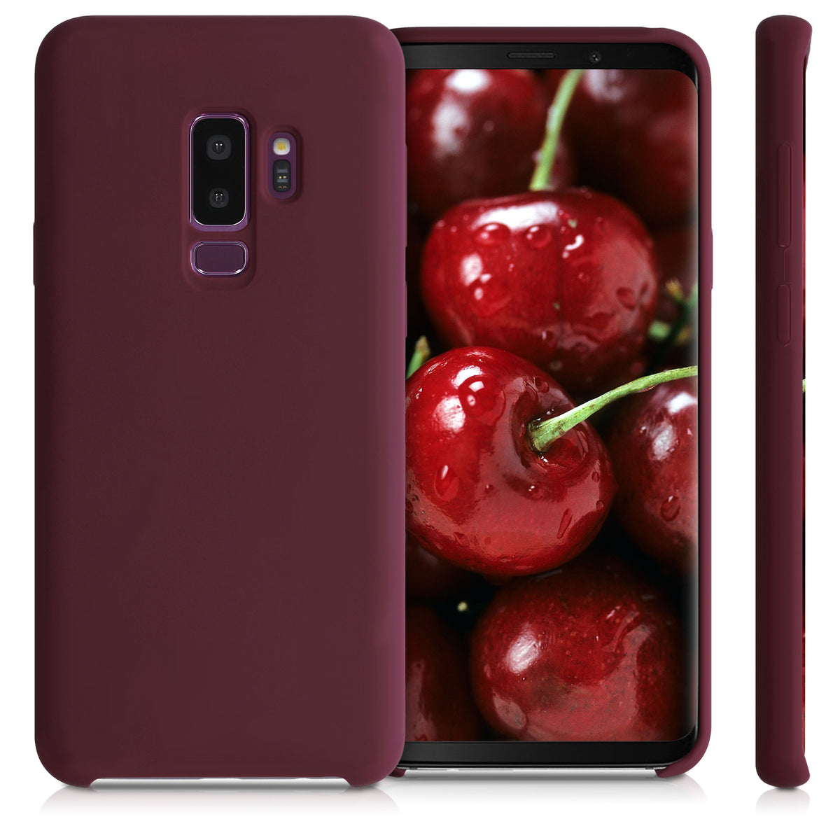 kwmobile Handyhülle für Samsung Galaxy S9 Plus Hülle - Case Silikon - Kabelloses Laden - Schutzhülle Cover